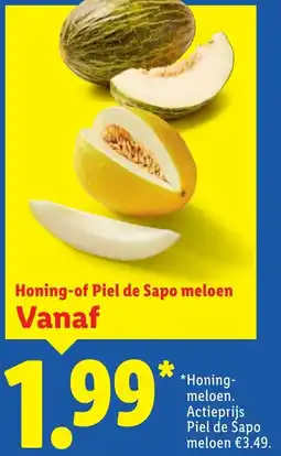 Lidl Honing of Piel de Sapo meloen aanbieding