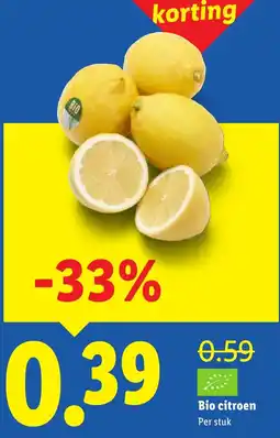 Lidl Bio citroen aanbieding