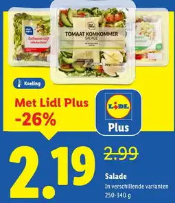 Lidl Salade aanbieding
