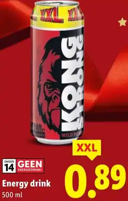 Lidl Energy drink aanbieding