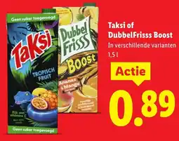 Lidl Taksi of DubbelFrisss Boost aanbieding