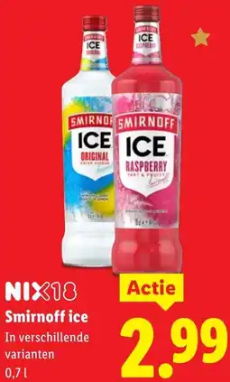 Lidl Smirnoff ice aanbieding