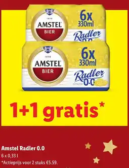 Lidl Amstel Radler 0.0 aanbieding
