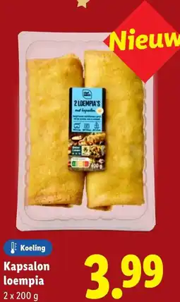 Lidl Kapsalon loempia aanbieding