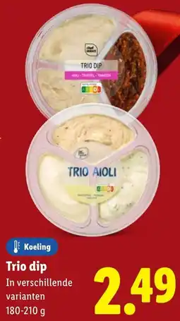 Lidl Trio dip aanbieding