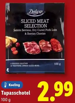 Lidl Tapasschotel aanbieding