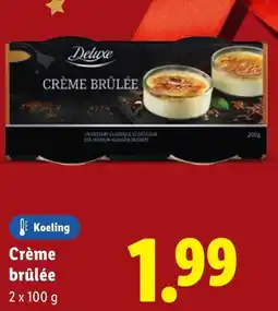 Lidl Crème brûlée aanbieding