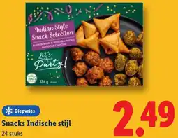 Lidl Snacks Indische stijl aanbieding