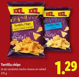 Lidl Tortilla chips aanbieding