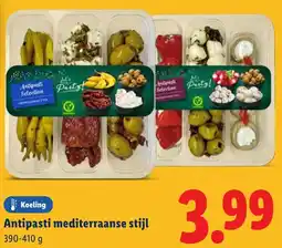 Lidl Antipasti mediterraanse stijl aanbieding