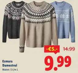 Lidl Esmara Damestrui aanbieding