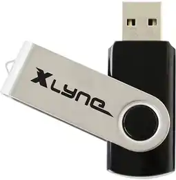 Conrad Xlyne Swing USB-stick 32 GB Zwart 177532 USB-A 2.0 aanbieding