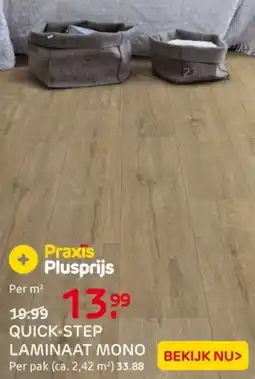 Praxis Quick-step laminaat mono aanbieding