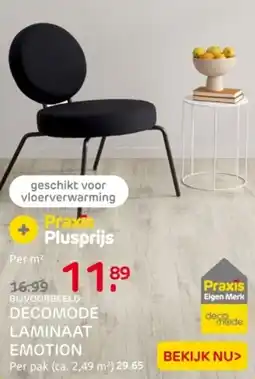 Praxis Decomode laminaat emotion aanbieding