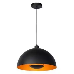 Praxis Lucide hanglamp Siemon zwart ⌀40cm E27 aanbieding