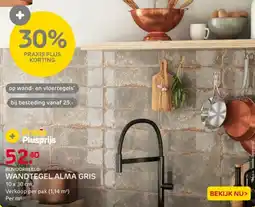 Praxis Wandtegel alma gris aanbieding