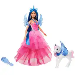 Intertoys Barbie Sapphire met Pegasus pop aanbieding