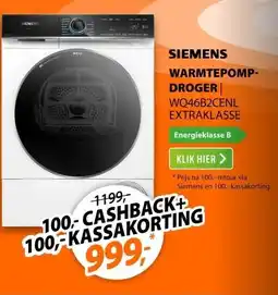 Expert Siemens WQ46B2CENL extraKlasse aanbieding
