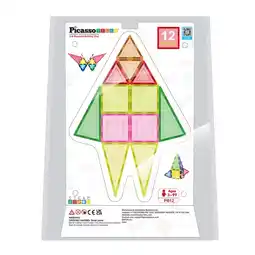 Intertoys PicassoTiles magnetische bouwset 12-delig aanbieding