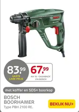 Praxis Bosch boorhamer Type PBH 2100 RE. aanbieding
