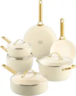 Coolblue GreenPan Padova Reserve Pannenset 10-delig Cream White aanbieding