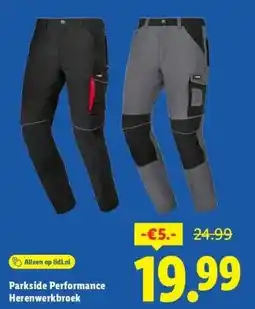 Lidl Parkside Performance Herenwerkbroek aanbieding