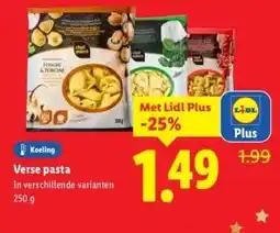 Lidl Verse pasta aanbieding