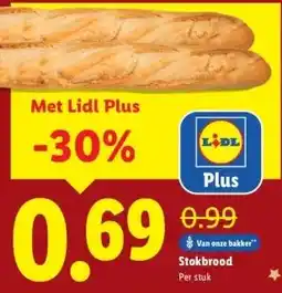 Lidl Stokbrood aanbieding