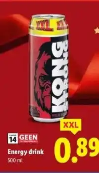 Lidl Energy drink aanbieding