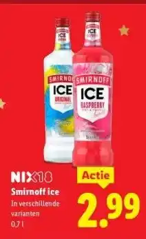 Lidl Smirnoff ice aanbieding