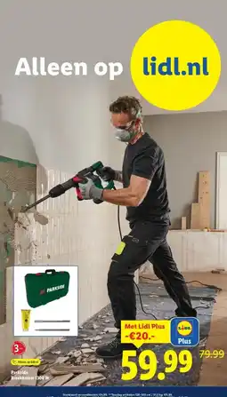 Lidl Parkside Breekhamer aanbieding