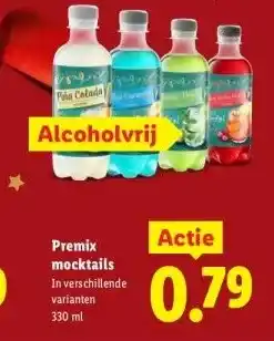Lidl Premix mocktails aanbieding