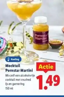 Lidl Mocktail Pornstar Martini aanbieding