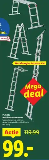 Lidl Parkside Multifunctionele ladder aanbieding