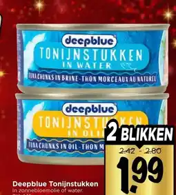 Vomar Voordeelmarkt Deepblue Tonijnstukken aanbieding