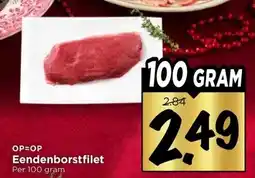 Vomar Voordeelmarkt Eendenborstfilet aanbieding