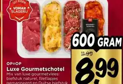 Vomar Voordeelmarkt Luxe Gourmetschotel aanbieding