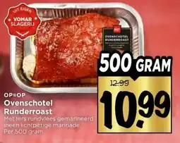 Vomar Voordeelmarkt Ovenschotel Runderroast aanbieding