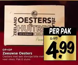 Vomar Voordeelmarkt Zeeuwse Oesters aanbieding