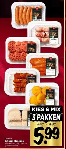 Vomar Voordeelmarkt Gourmetmini's aanbieding