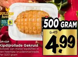 Vomar Voordeelmarkt Kipdijrollade Gekruid aanbieding
