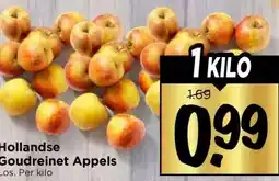 Vomar Voordeelmarkt Hollandse Goudreinet Appels aanbieding