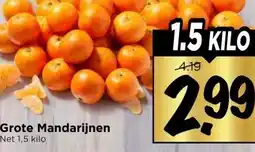 Vomar Voordeelmarkt Grote Mandarijnen aanbieding