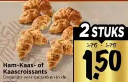 Vomar Voordeelmarkt Ham-Kaas- of Kaascroissants aanbieding