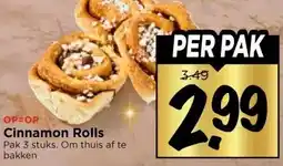 Vomar Voordeelmarkt Cinnamon Rolls aanbieding