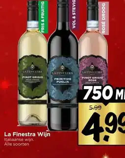 Vomar Voordeelmarkt La Finestra Wijn aanbieding