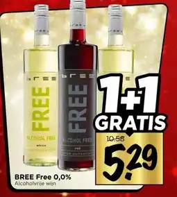 Vomar Voordeelmarkt BREE Free 0,0% aanbieding