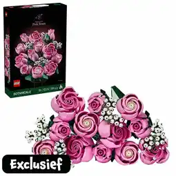 Intertoys LEGO Botanicals roze rozenboeket 10374 aanbieding