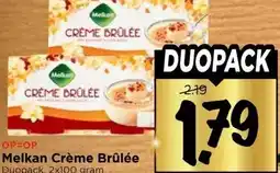 Vomar Voordeelmarkt Melkan Crème Brûlée aanbieding