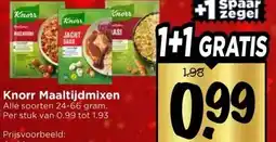 Vomar Voordeelmarkt Knorr Maaltijdmixen aanbieding